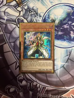 (YcL) Yugioh Aleister The Invoker MAGO-EN016 Gold Rare 1st Ed VLP - Image 1