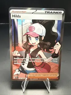 Pokemon TCG Hilda Ultra Rare Full Art Trainer Holo Sv: White Flare 164/086 - Image 1