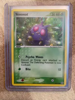 Venonat - 84/112 - Pokemon Ex FireRed LeafGreen Reverse Holo NM - Image 1