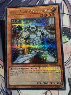 Yugioh Asian English Wulf, Lightsworn Beast secret rare CR04-AE102 NM - Image 1