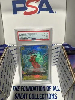 2024 ONE PIECE OP08-TWO LEGENDS TREASURE RARE #109 MONKEY D. LUFFY PSA 10 - Image 1