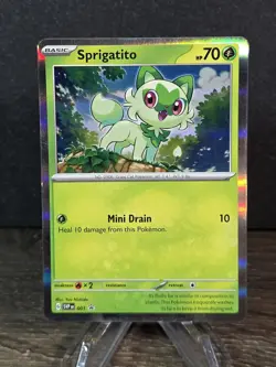 SV: Scarlet & Violet Promo Cards #001 Sprigatito - Image 1