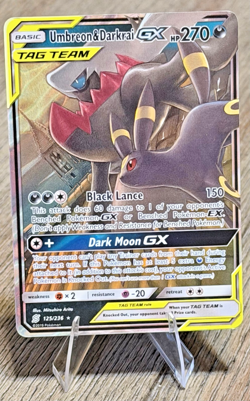 Pokemon TCG Umbreon & Darkrai GX Tag Team Unified Minds Card 125/236 - Image 1