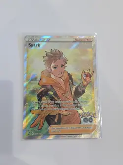 Pokemon Card Spark SWSH226 Black Star Promo Full Art Ultra Rare Pokemon GO, NM - Image 1