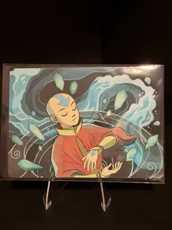 MTG Aang, at the Crossroads Art Card 45 Magic The Gathering - Image 1