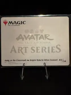 MTG Aang, at the Crossroads Art Card 45 Magic The Gathering - Image 2