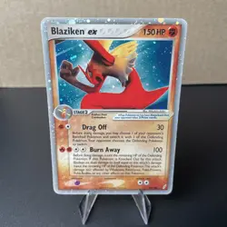 Pokemon TCG Blaziken EX Holo Ultra Rare Card 90/100 EX Crystal Guardians LP - Image 1