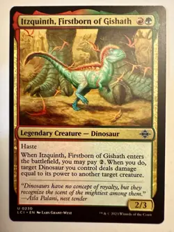 MTG-Itzquinth, Firstborn of Gishath The Lost Caverns of Ixalan(NM)#230 - Image 1