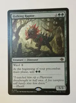 Hulking Raptor #191 (NM) Lost Caverns of Ixalan LCI Magic MTG - Image 1