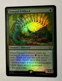 Tranquil Frillback 0024 Foil MOM: The Aftermath MAT MTG NM - Image 1