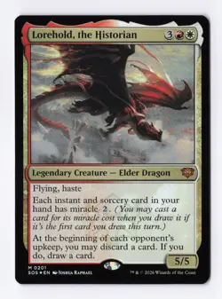 Lorehold, the Historian (Foil) 0201 (M) MTG Secrets of Strixhaven (SOS) - Image 1