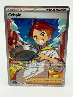 Pokemon Crispin Ultra Rare Trainer Stellar Crown 164/142 - Image 1