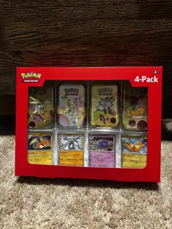 Pokemon 151 | Sam's Club | 4 Mini Tin Pack | BOX RIP DISCOUNT - Image 1
