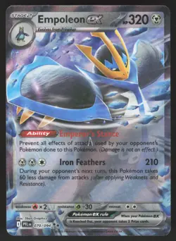 Empoleon ex 070/094 Double Rare Pokemon TCG Phantasmal Flames NM - Image 1
