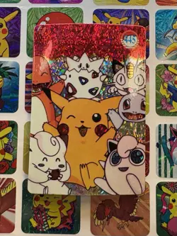 Pokemon Pikachu Vintage Pocket Monsters Vending HOLO Prism Sticker Nintendo 98 - Image 1