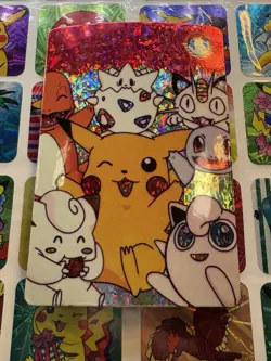 Pokemon Pikachu Vintage Pocket Monsters Vending HOLO Prism Sticker Nintendo 98 - Image 3