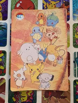 Pokemon Pikachu Vintage Pocket Monsters Vending HOLO Prism Sticker Nintendo 98 - Image 4