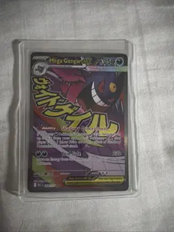 Pokemon TCG Holo Ultra Rare Full Art Mega Gengar EX Ascended Heros NM/MT - Image 1