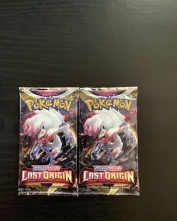 Lot of 10 Pokemon TCG Sword & Shield - Lost Origin Sleeved Booster Packs SEALED - Image 1