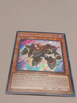 ASSAULT SYNCHRON 1ST EDITION SECRET RARE BLMR-EN003 NM YUGIOH! - Image 1