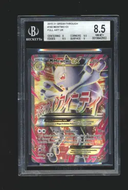 Mewtwo EX 160/162 Full Art UR - XY Breakthrough - BGS 8.5 Pokemon - Image 1