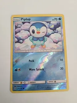 Pokemon 2018 Ultra Prism Piplup 32/156 LP - Image 1