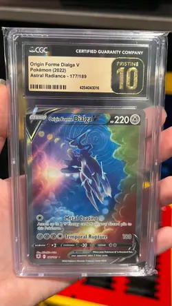 Pokemon Origin Forme Dialga V Astral Radiance Full Alt Art #177 CGC 10 Pristine - Image 1