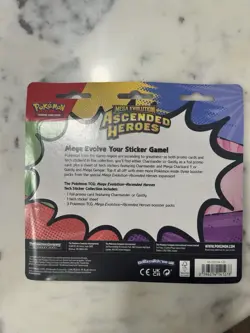 Pokemon Ascended Heroes Ghastly Tech Sticker Collection New & Sealed - Image 2