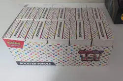 Pokemon 151 Booster Bundle Display Case UNSEALED x10 Bundles - Image 3