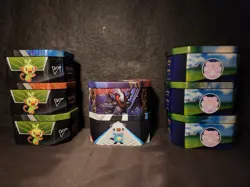 LOT OF 13 - Pokemon TCG Empty Collectible Tins - Various Sets/Years/Sizes/Types - Image 3