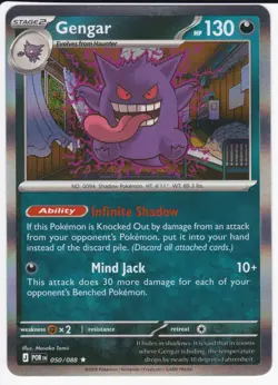 Gengar 050/088 Rare Perfect Order Pokemon Holo Near Mint - Image 1