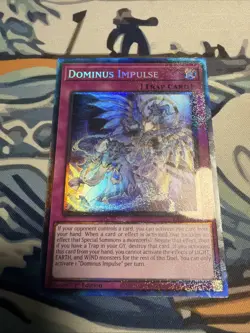 Yugioh Dominus Impulse Prismatic Collectors Rare RA05-EN080 Near Mint - Image 1