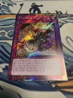 Yugioh Dominus Purge Platinum Secret Rare RA05-EN150 Near Mint - Image 1