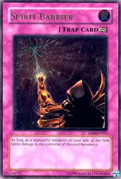 Spirit Barrier - SOD-EN051 - Ultimate Rare - Unlimited Edition Lightly Played - - Image 1