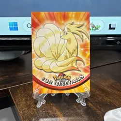 Ninetails #38 Pokemon Card TCG Topps Tv Animation Edition Vintage Non Holo - Image 1
