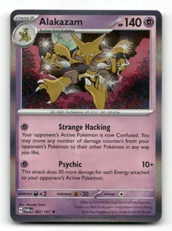 Alakazam 082/167 - Twilight Masquerade Holo - Pokemon Card NM/M - Image 1