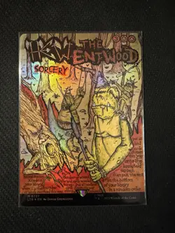 Hew the Entwood (Borderless Poster Foil) Lord of the Rings 737 NM - Image 1