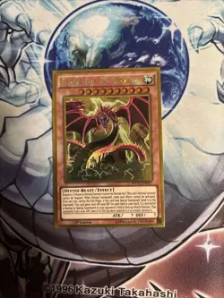 (YcL) Yugioh Slifer the Sky Dragon MVP1-ENG57 1st Edition Gold Rare LP - Image 1