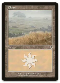 Plains (333) #333 (NM) Invasion INV Magic MTG - Image 1