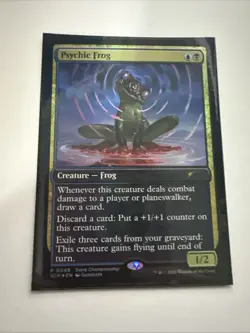 MTG: Secrets Of Strixhaven PSYCHIC FROG FOIL STORE CHAMPIONSHIP PROMO - Image 1