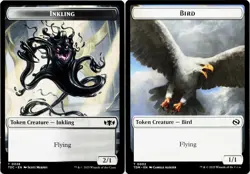 Inkling / Bird Double-Sided Token [Commander: Tarkir: Dragonstorm] MTG - Image 1