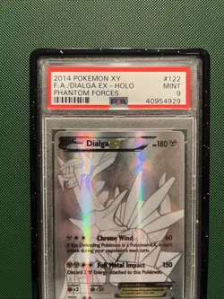 Pokemon Dialga EX XY Phantom Forces Secret Rare Full Art Psa 9 Mint #122 - Image 5