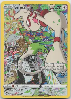 Smeargle TG10/TG30 Holo Silver Tempest Trainer Gallery Pokemon NM/M - Image 1