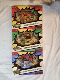 Pokemon Mega Evolution Ascended Heroes Ex Box Set of 3 Factory Sealed - Image 1