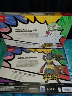 Pokemon TCG Ascended Heroes Premium Poster Collection Lucario & Gardevoir Box - Image 2