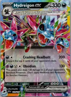 Hydreigon ex 119/191 Double Rare Surging Sparks Pokemon Holo Near Mint - Image 1