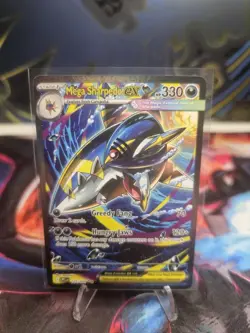 Pokemon Mega Sharpedo ex 127/094 Me02: Phantasmal Flames Holo - Image 1