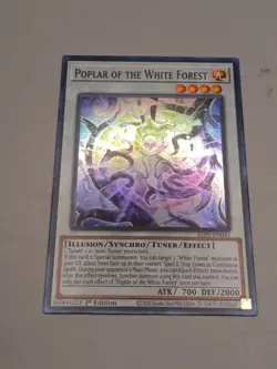 Yugioh Poplar of the White Forest ALIN-EN041 Super Rare 1st Ed Near Mint - Image 2