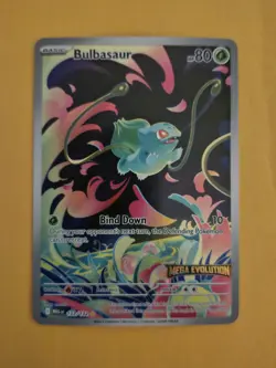 Bulbasaur Pokemon Mega Evolutions 133/132 Stamped Promo NM - Image 1