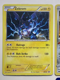 Pokemon TCG 6 Card Lot Zeraora VMAX, Holo/Rev Holo, Promo BW24 Zekrom 2011-2024 - Image 3